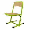 Chaise coque ast maternelle ral: vert granny 6029T2