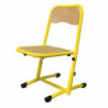 Chaise coque ast maternelle ral: jaune 1023T2