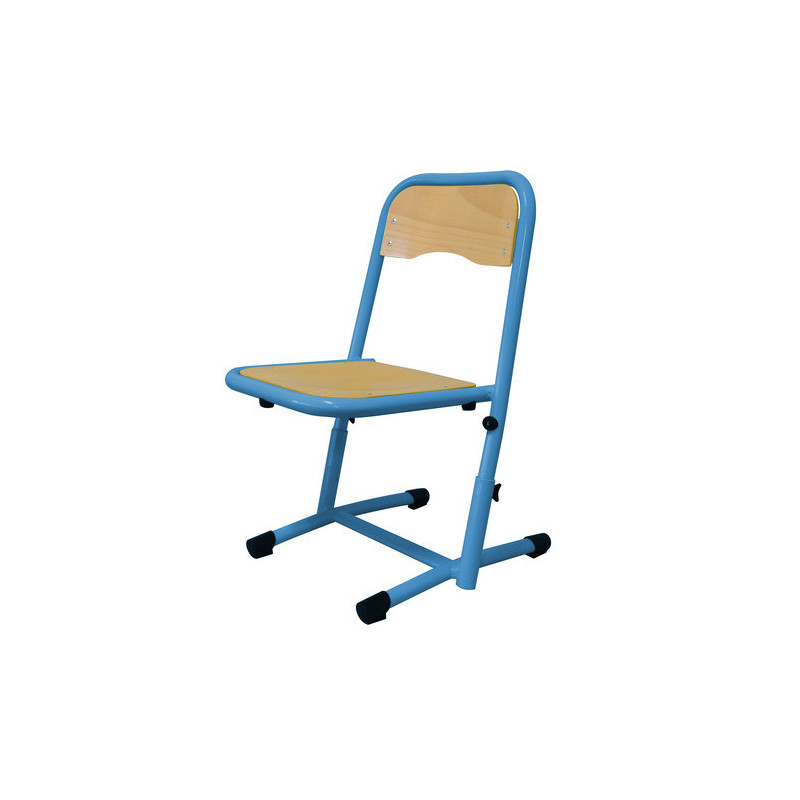 Chaise coque ast maternelle ral: bleu 5015T3