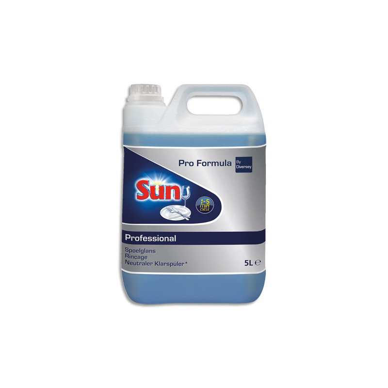 SUN PROFESSIONAL Bidon de 5 Litres Détergant liquide de rinçage pour lave-vaisselle