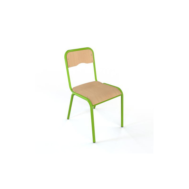 Chaise 4 pieds - encastré ral: bleu 5015T4