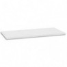 GAUTIER OFFICE Top bois Sunday Blanc, pour crédence longueur 160 cm - Dimensions : L160 x H2 x P46 cm