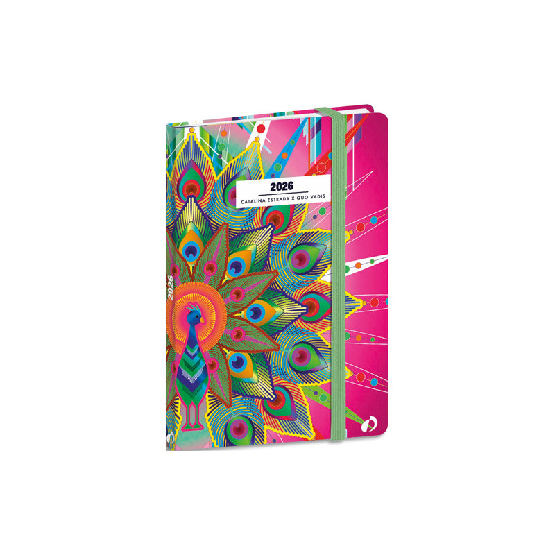 QUO VADIS Affaires fr catalina estrada - 10x15 cm - avec élastique - semainier - 13 mois de déc 0041491Q