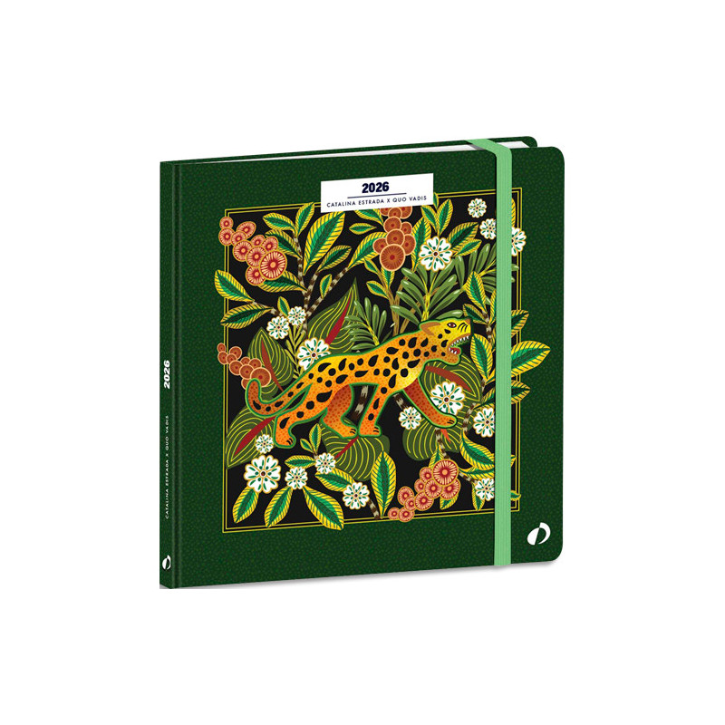 QUO VADIS Executif fr catalina estrada - 16x16 cm - avec élastique - semainier - 13 mois de déc 0141112Q