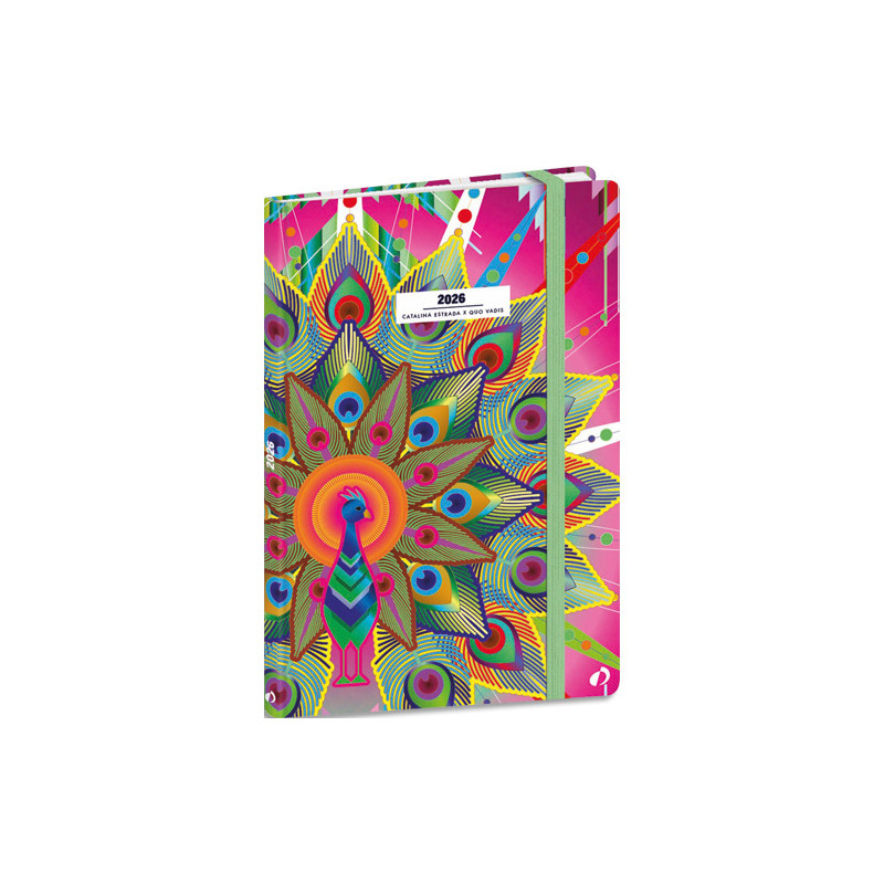 QUO VADIS Ministre fr catalina estrada - 16x24 cm - avec élastique - semainier - 13 mois de déc 0151089Q