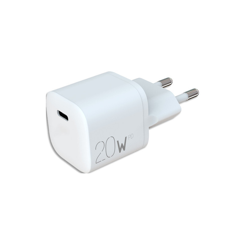 APM Chargeur secteur, 1 usb-c, 20w, blanc 570338