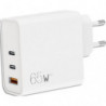 APM Chargeur secteur, triple, 2 usb-c &#47; 1 usb-a, pd65w, blanc 570412