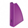 LEITZ Porte-revues Wow. Dimensions (hxp) : 31,2 x 25,8 cm. Dos de 7,5 cm. Coloris Violet