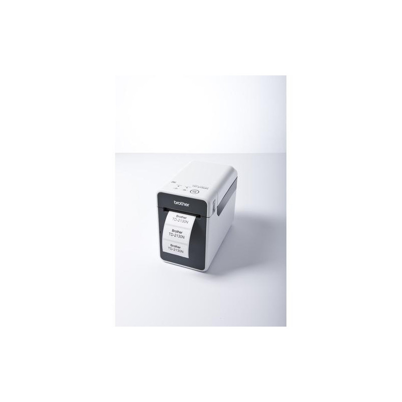 BROTHER Imprimante d'étiquettes, Connexion USB et Ethernet, résolution 300dpi, TD2130NXX1
