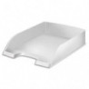 LEITZ Corbeille à courrier Style Blanc - Dimensions : L25,5 x H7 x P35,7 cm