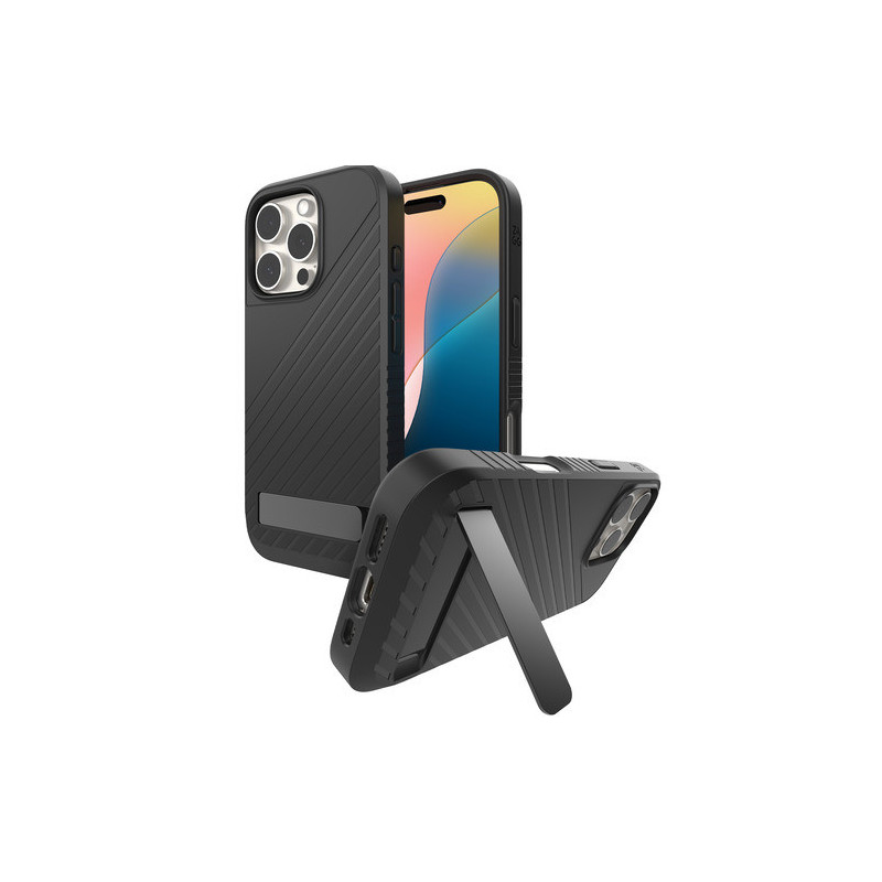 ZAGG Coque Denali Magsafe avec trépied Apple iPhone 15 Pro Noir 702312718