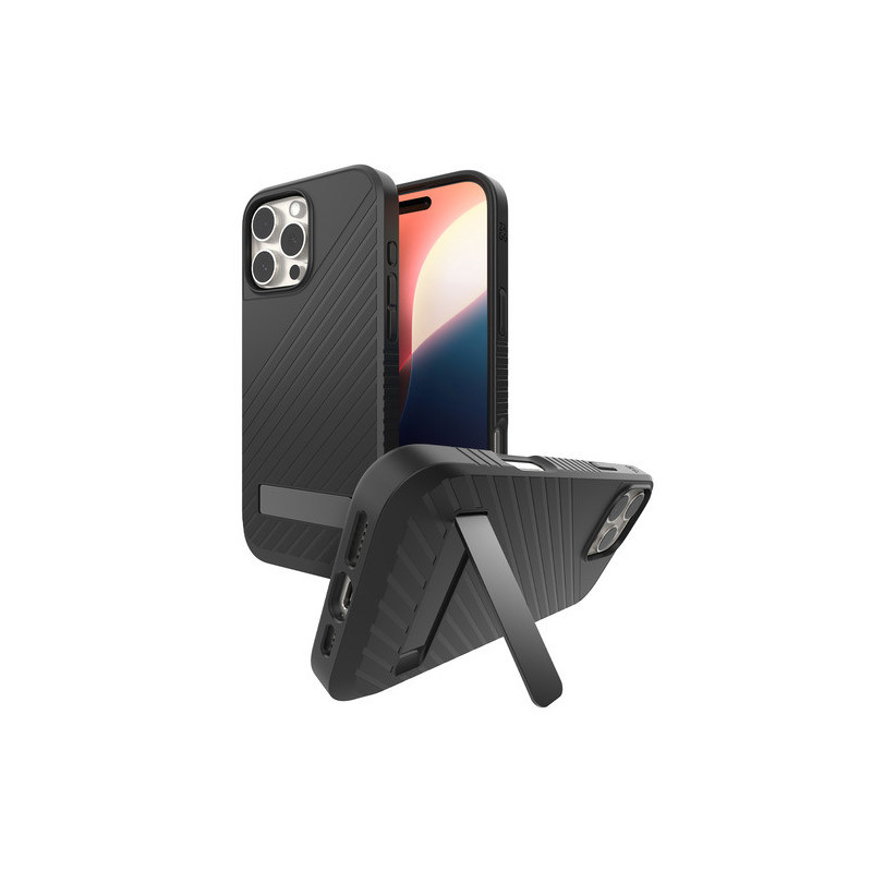 ZAGG Coque Denali Magsafe avec trépied Apple iPhone 15 Pro Max Noir 702312719