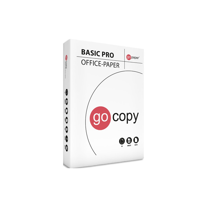 FABRIANO Ramette 500 feuilles Blanc GO COPY BASIC PRO A4 75G CIE 147