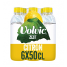 VOLVIC PACK 6 BOUTEILLES 50Cl EAU AROMATISEE CITRON
