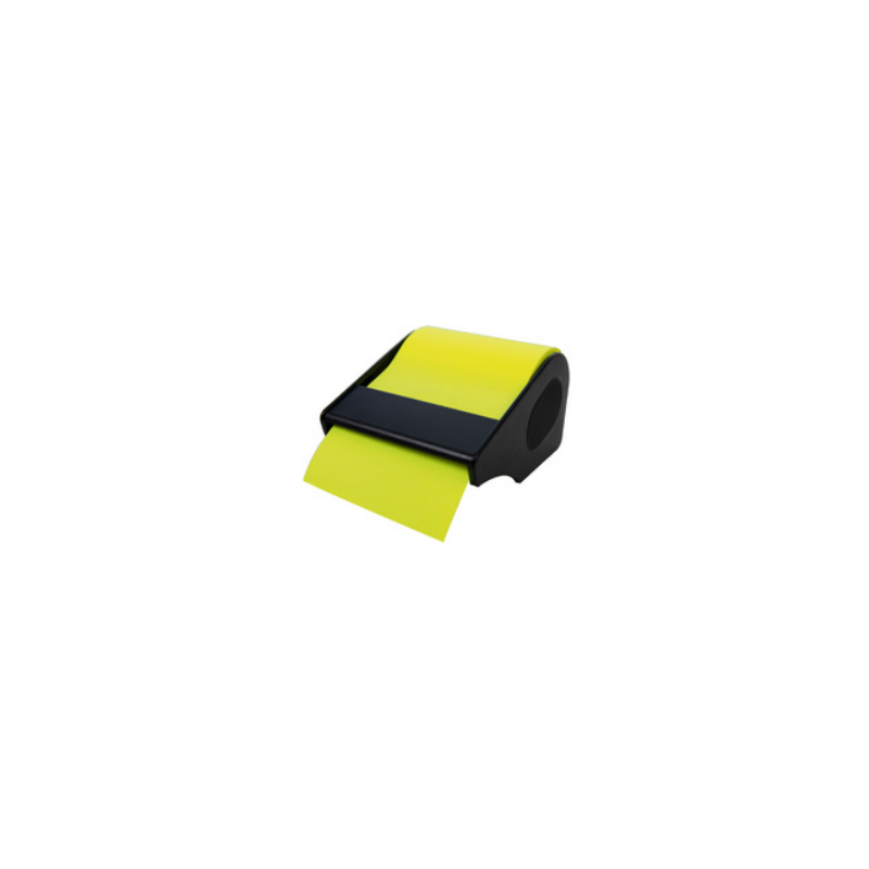 ROULEAU NOTE ADHESIVE DEVIDOIR JAUNE