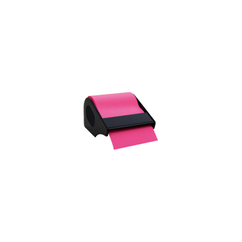 DEVIDOIR + ROULEAU NOTE ADHESIVE ROSE 60MM X 10M