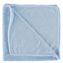 LOT 10 MICROFIBRES BLEU 40X40