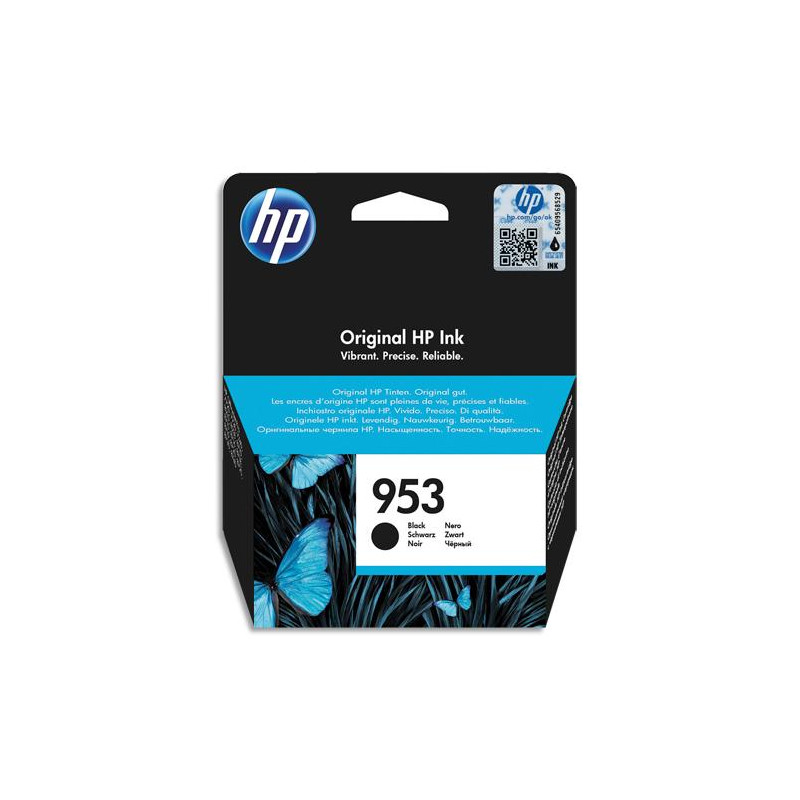 HP 953 Cartouche d'Encre Noire Authentique (L0S58AE)
