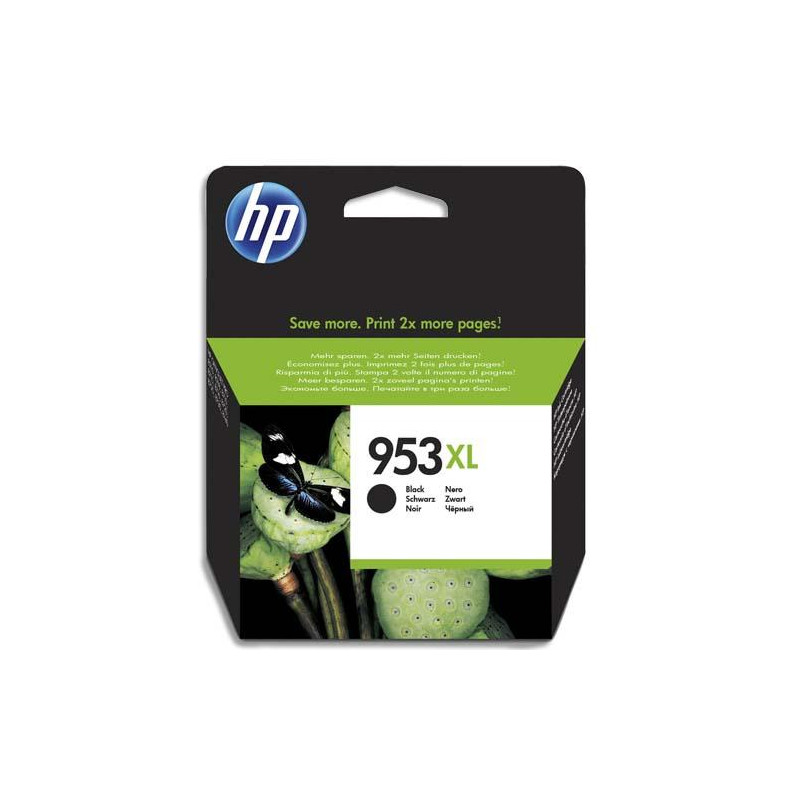 HP 953XL Cartouche d'Encre Noire grande capacité Authentique (L0S70AE)