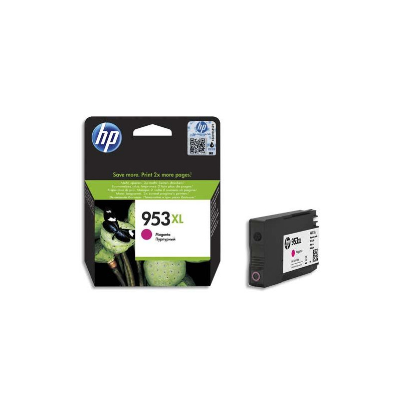 HP 953XL Cartouche d'Encre Magenta grande capacité Authentique (F6U17AE)