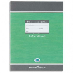 CONQUERANT C7 Cahier de...