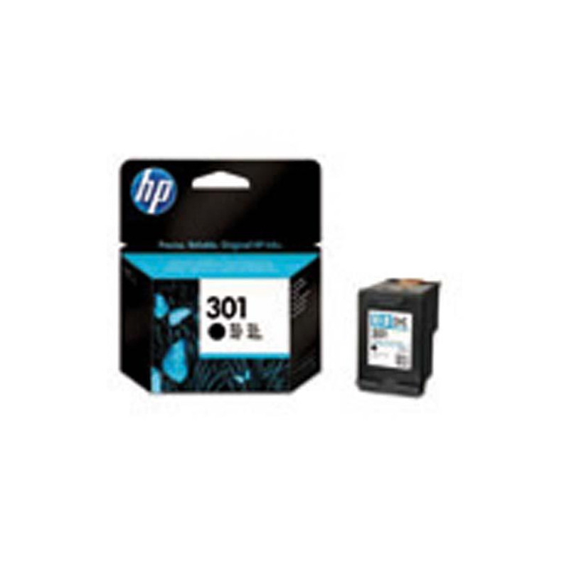 HP 301 Cartouche d'Encre Noire Authentique (CH561EE)