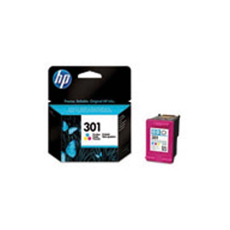 HP 301 Cartouche d'Encre Trois Couleurs Authentique (CH562EE)