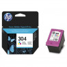HP 304 Cartouche d'Encre Trois Couleurs Authentique (N9K05AE)
