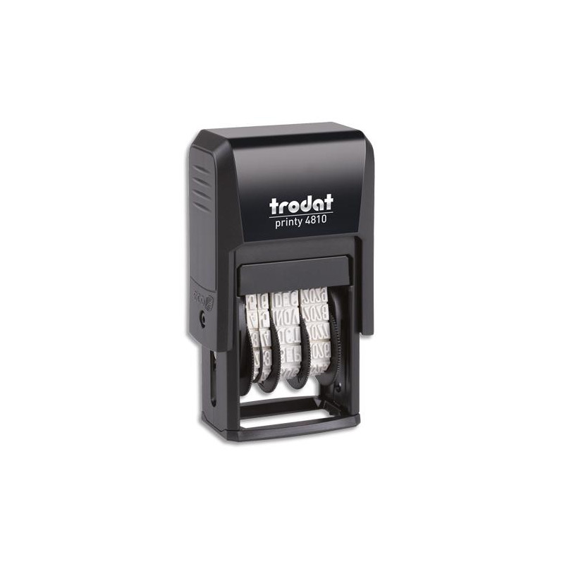TRODAT Dateur Mini - Printy 4810 à encrage automatique. Hauteur caractères 3.8mm