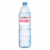 EVIAN Bouteille plastique d'eau d'1,5 litre minérale plate