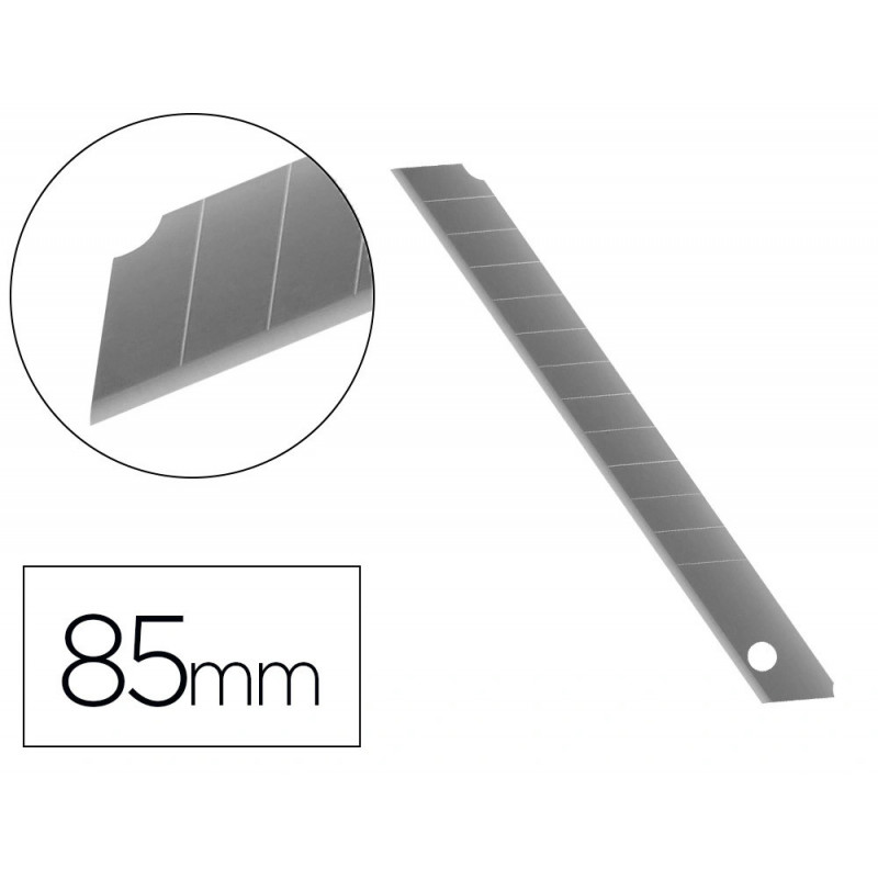 Lame 9mm de rechange q-connectpour cutters kf10631/kf00234/kf10940/kf10938/kf10934 blister 10 unites
