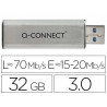 Clé usb q-connect 3.0 32gb lecture175mb/s écriture 60mb/s rétractable interface superspeed 3.0 compatible usb 2.0