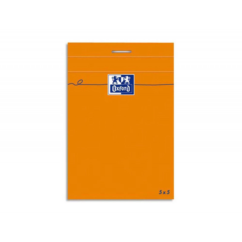 OXFORD Bloc IDEA format 8,5 x 12 cm 80 grammes réglure 5x5 301203