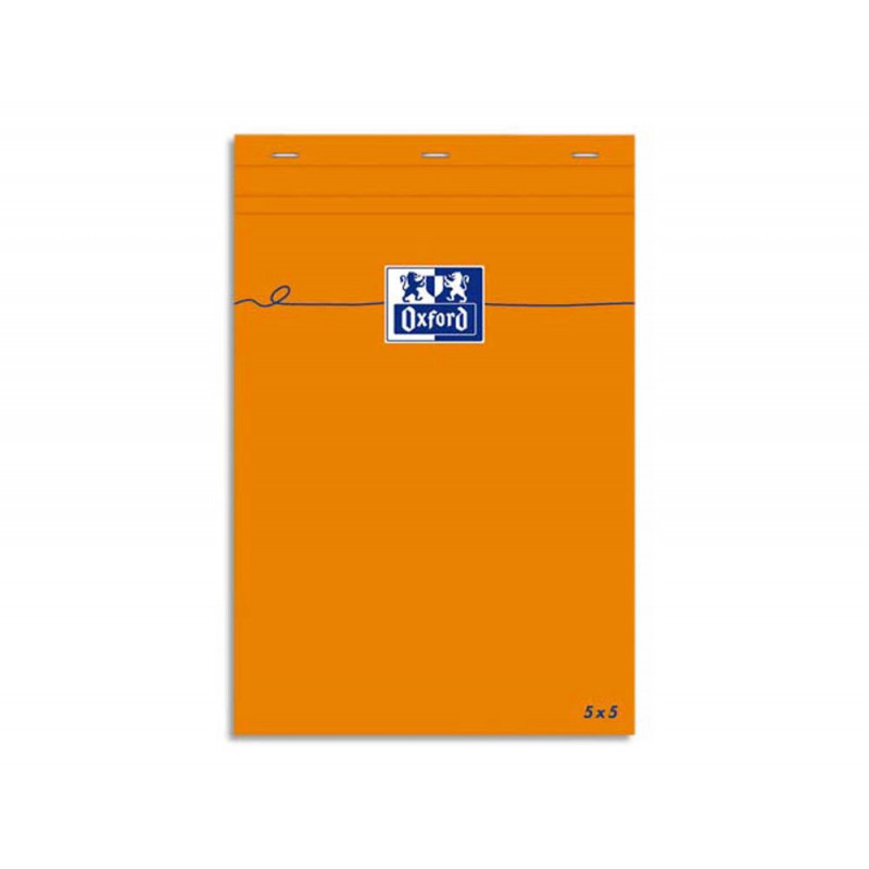 OXFORD Bloc IDEA format 7,4 x 10,5 cm 80 grammes réglure 5x5 301201