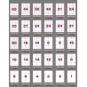 ETIBOX BOITE DE 1600 ETIQUETTES BLANCHES 105 X 35