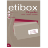 AGIPA - Etibox boîte de 1400 étiquettes 105 x 42 blanches