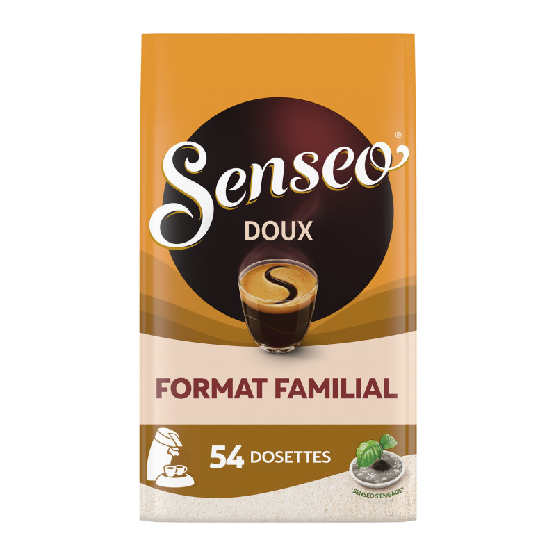 54 DOSETTES SENSEO DOUX