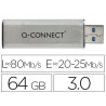 Clé usb q-connect 3.0 64gb lecture175mb/s écriture 60mb/s rétractable interface superspeed 3.0 compatible usb 2.0