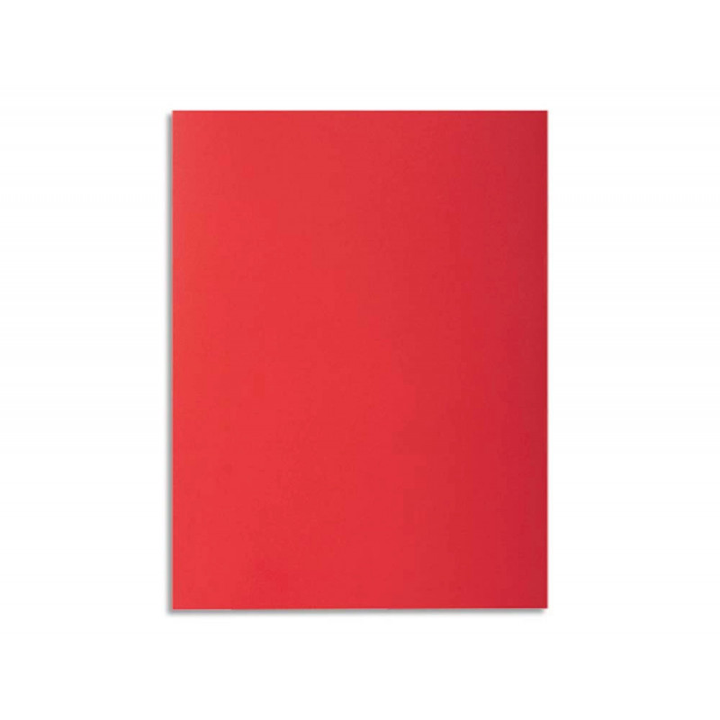 EXACOMPTA Paquet de 100 sous-chemises ROCK'S en carte 80 grammes coloris Rouge