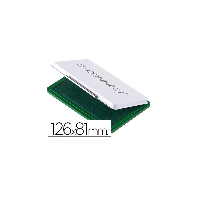 Recharge tampon q-connect économique nº1 126x81mm coloris vert