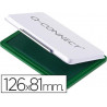 Recharge tampon q-connect économique nº1 126x81mm coloris vert