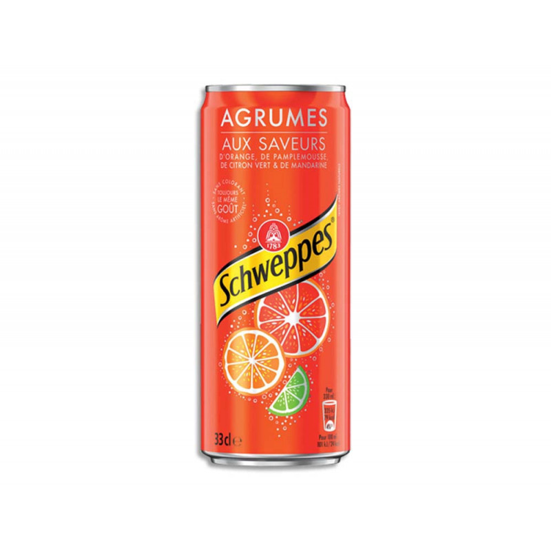 Schweppes agrum can 33cl