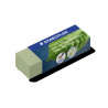 Gomme staedtler sans latex 65x23x13mm compose a 56% de materiaux naturels et renouvelables coloris vert