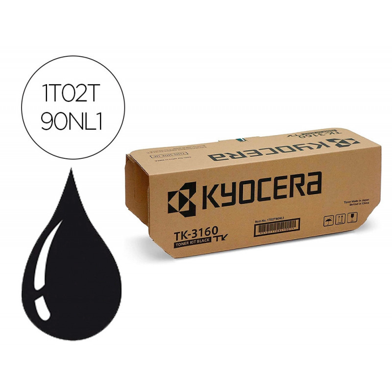 Toner kyocera 1t02t90nl0 tk-3160 12.5 ká