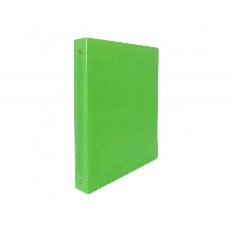 Classeur souple 4 anneaux polypro office plast 32x26,8 cm dos 40mm coloris vert