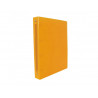 Classeur souple 4 anneaux polypro office plast 32x26,8 cm dos 40mm coloris orange