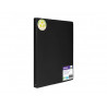 Classeur 4 anneaux polypro recycle office plast dos 20mm coloris noir
