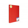 Classeur 4 anneaux polypro recycle office plast dos 20mm coloris rouge