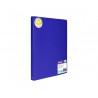 Classeur 4 anneaux polypro recycle office plast dos 20mm coloris bleu