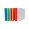 Classeur souple 4 anneaux polypro office plast 32x26,8 cm dos 40mm coloris assortis